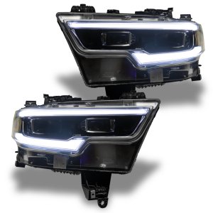 RAM 1500 DRL Headlight Upgrade Kit - ORACLE Lighting - RGBW+A with 2.0 Controller - `19-`21